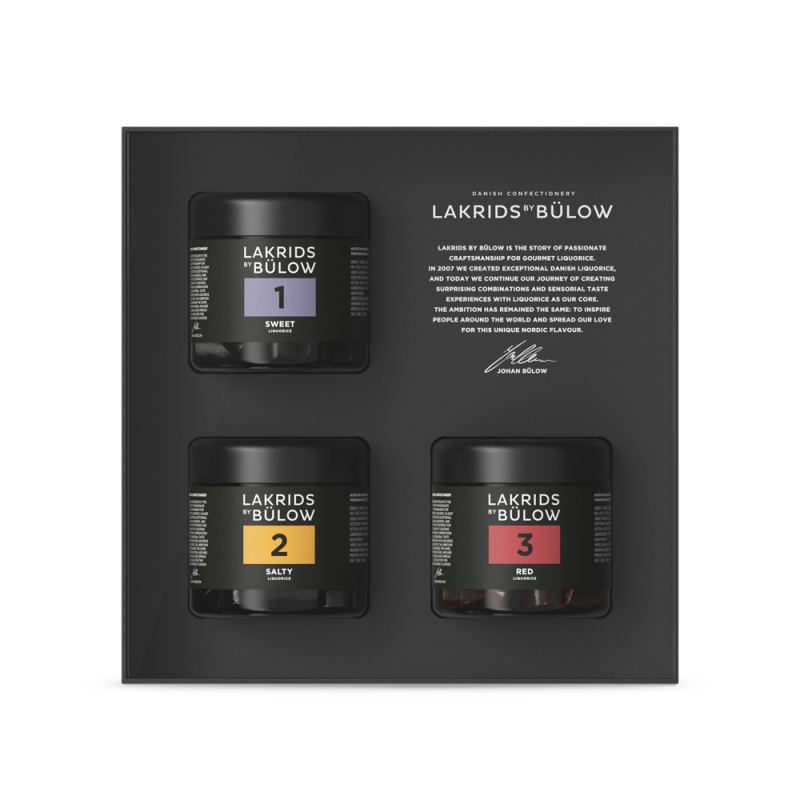 Lakrids by Bülow BLACK BOX 3 x Small (1+2+3)|450g